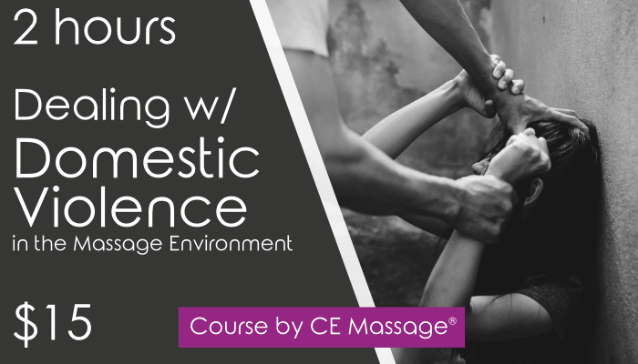 2 hr Domestic Violence from CEMassage.com