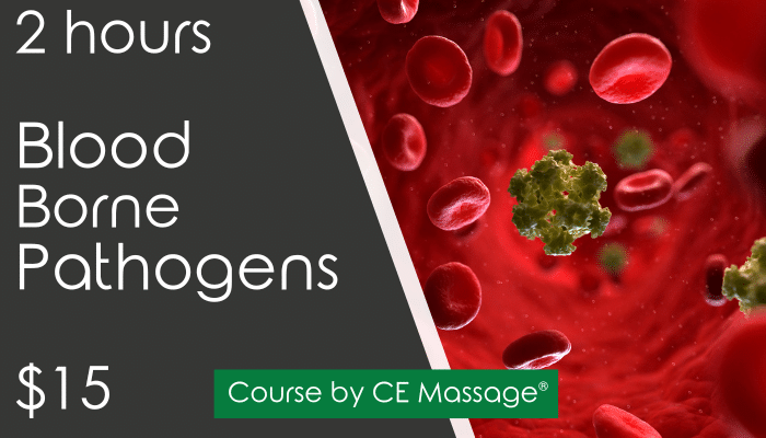 2 hr Blood Borne Pathogens from CEMassage.com