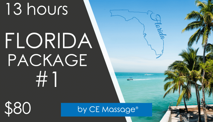 Florida CE Renewal Package from CEMassage.com